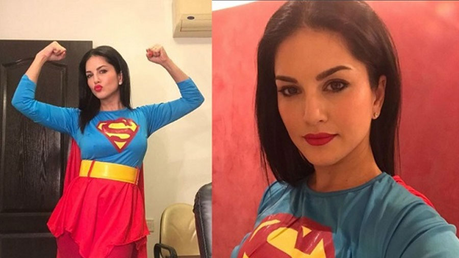 Supergirl on Halloween