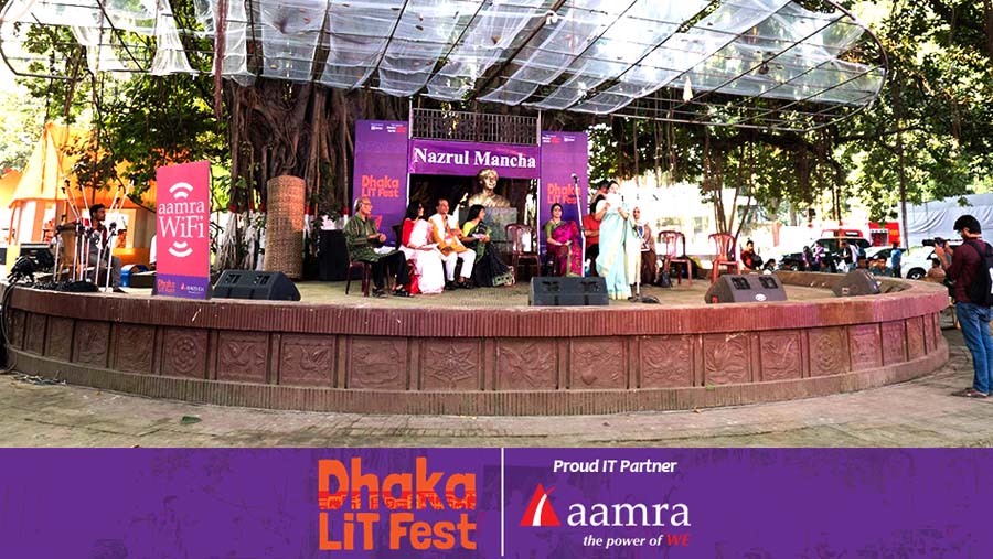 aamra – Official IT partner of Dhaka Lit Fest 2017