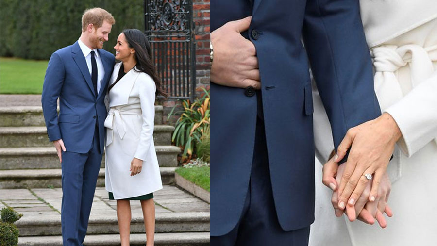 Prince Harry designed engagement ring using Diana's diamonds