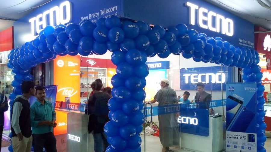 TECNO Mobile exclusive brand shop in Dhaka