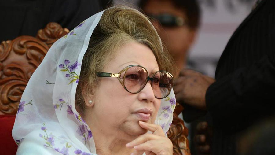 Khaleda Zia jailed for 5 years
