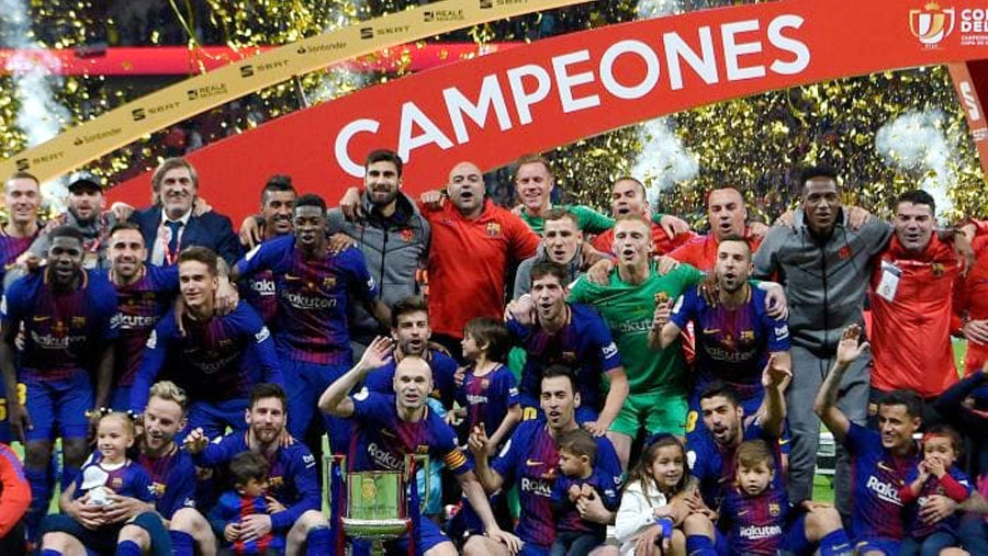Barca beat Sevilla to win Copa del Rey