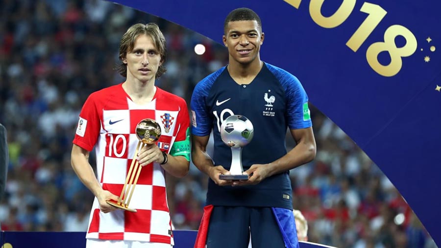 Modric, Mbappe honoured at World Cup