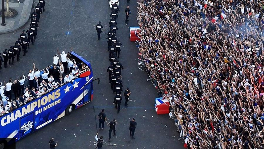 World Cup celebrations rock Paris