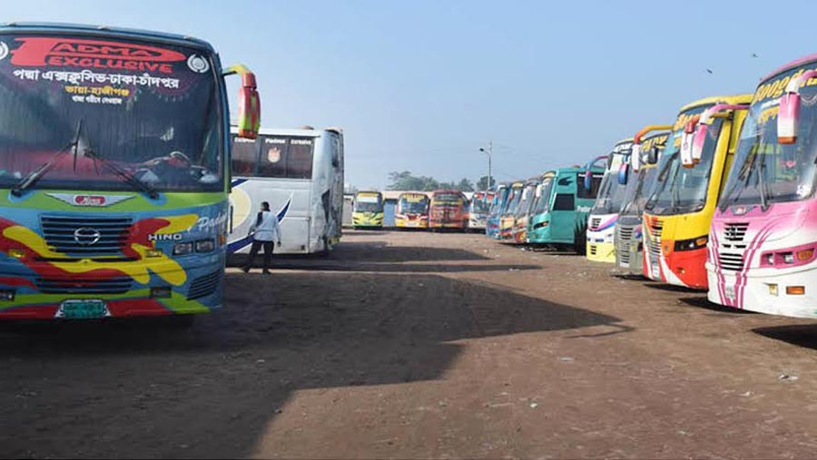 Inter-district bus services suspended for 2nd day