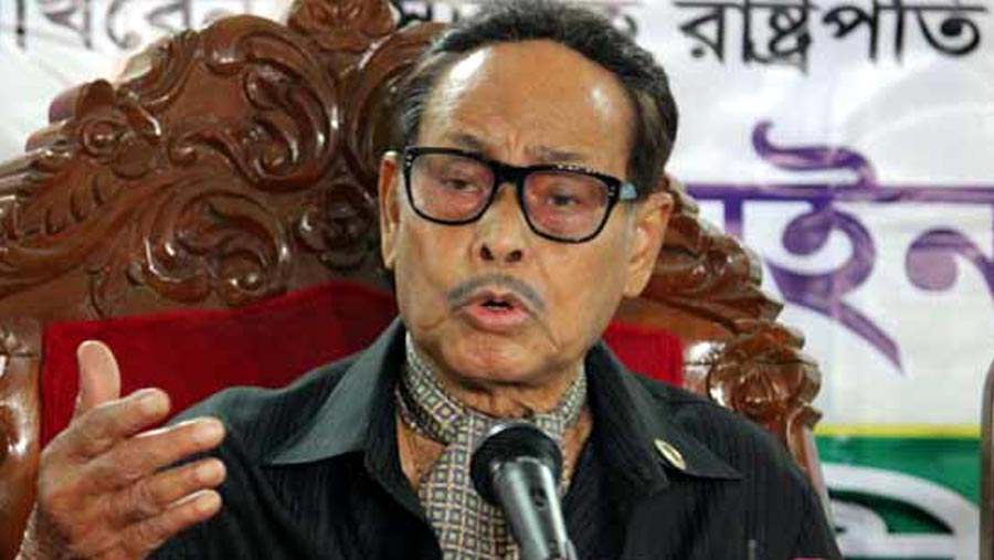 No longer in opposition bench in JS: Ershad