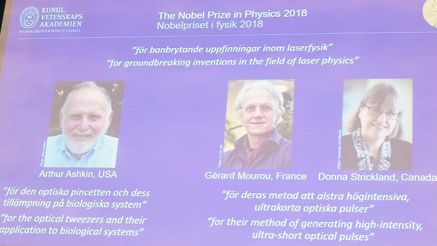 Nobel Prize in Physics awarded to scientists who put light to work
