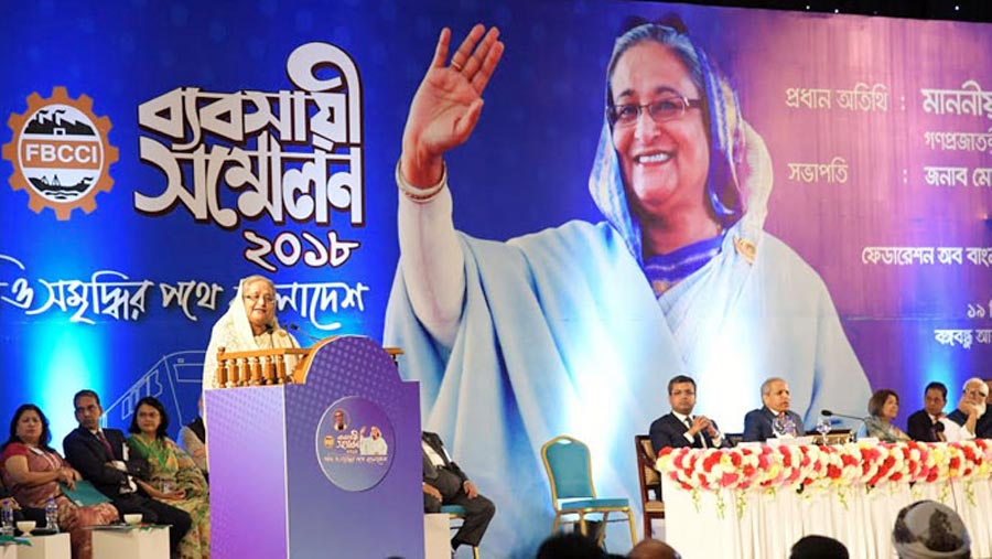 Businesses want Sheikh Hasina as PM for next term