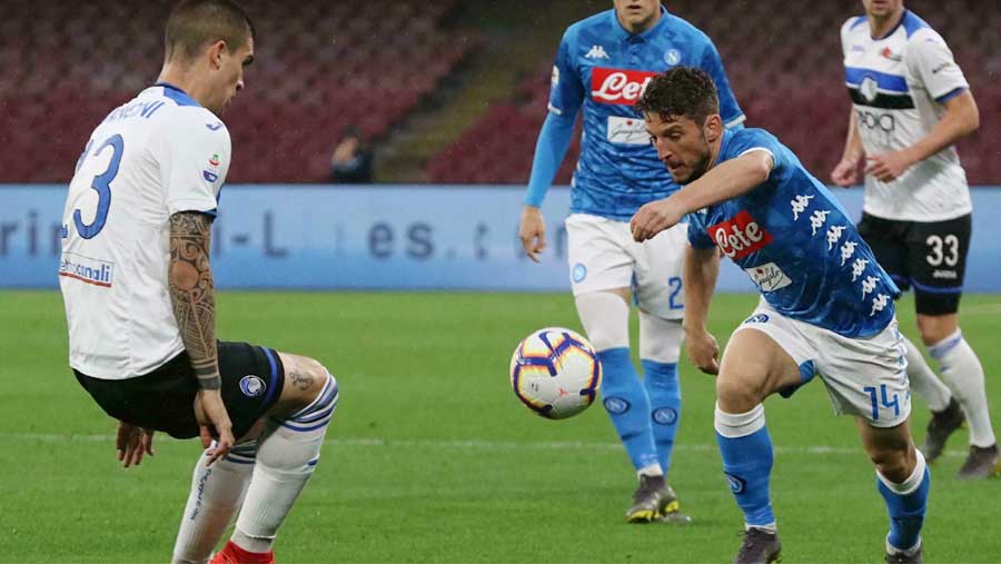 Atalanta into C' League contention with win at Napoli