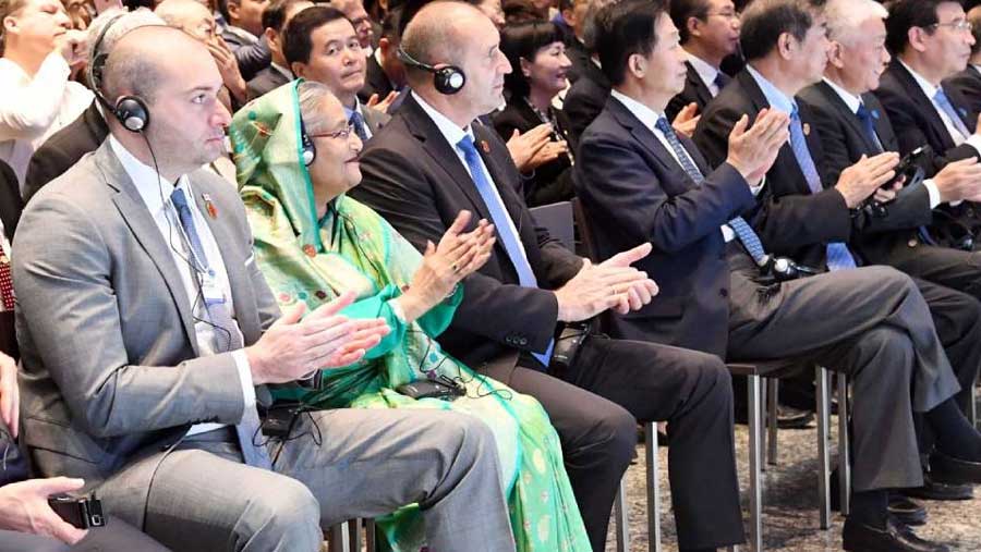PM Sheikh Hasina joins WEF Summer Davos in Dalian