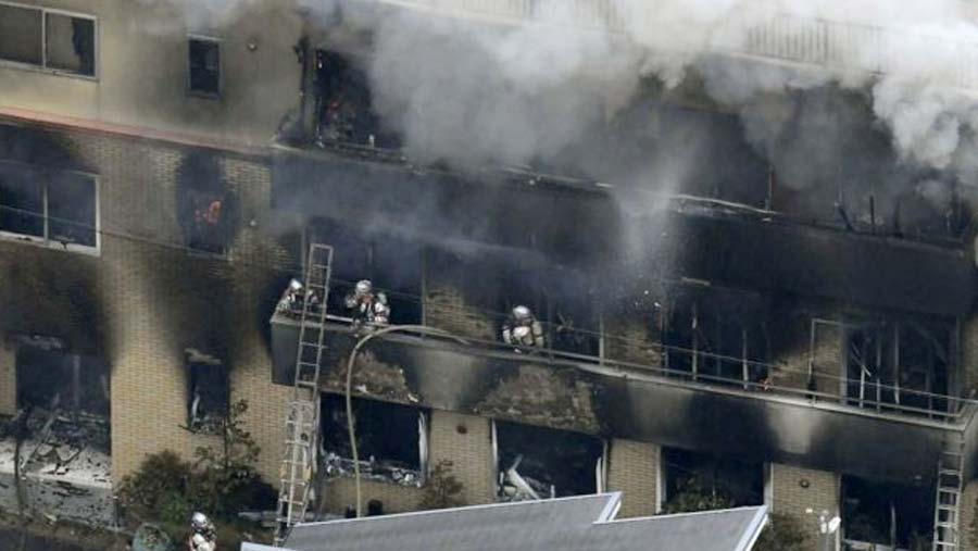 Suspected arson at Japan anime studio kills 23