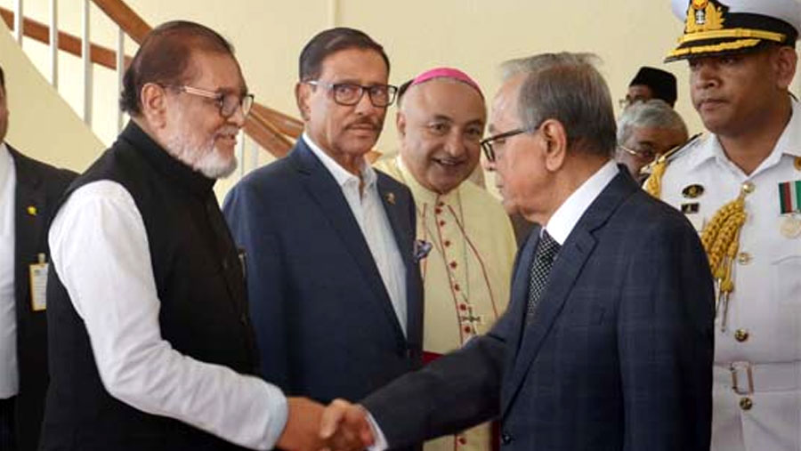 President Hamid departs for Nepal