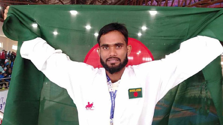 Al Amin secures 2nd gold for BD in SA Games