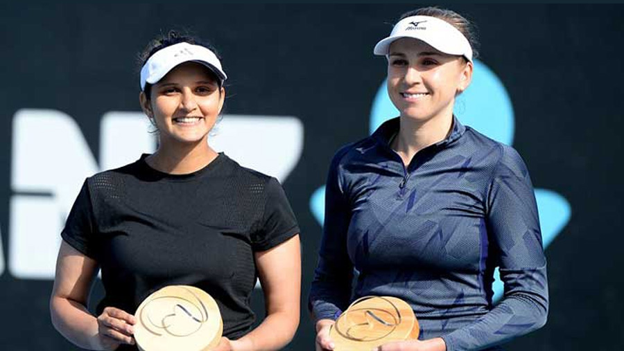 Sania wins women's doubles crown