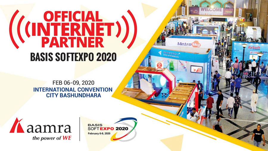 Aamra official internet partner of BASIS SoftExpo 2020