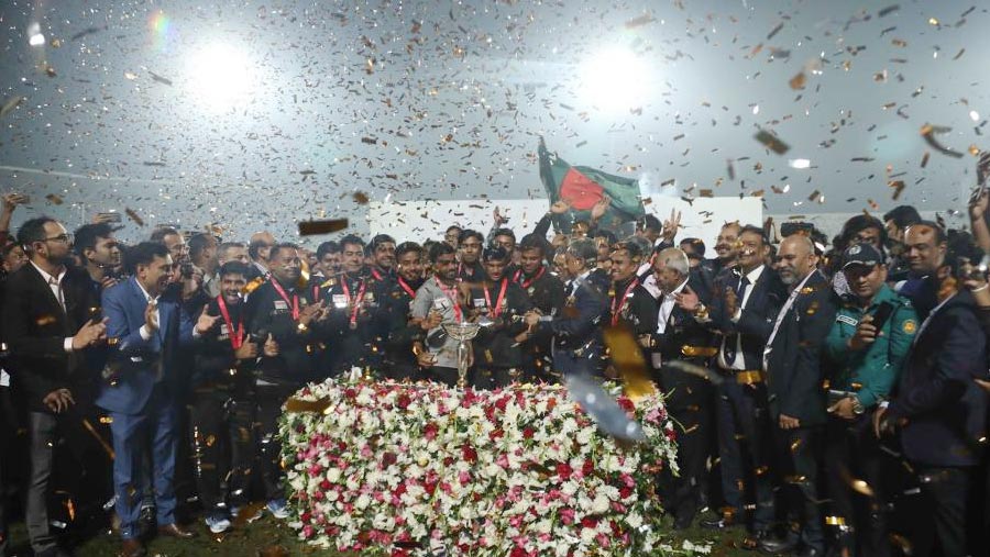 U-21 cricket World Cup champions return home