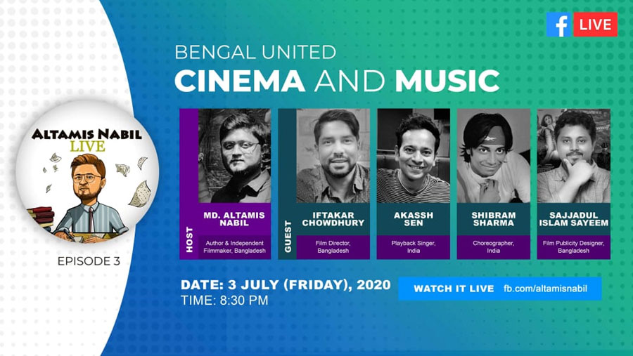 Bengal united with cinema & music at Altamis Nabil live