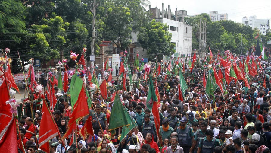 DMP imposes ban on Tajiya procession marking Ashura