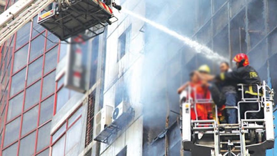 Banani Ahmed Tower fire extinguished