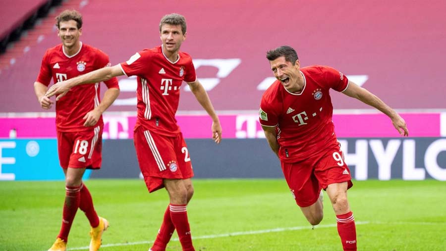 Bayern thrash Eintracht 5-0