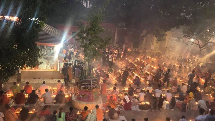 Kali Puja celebrated