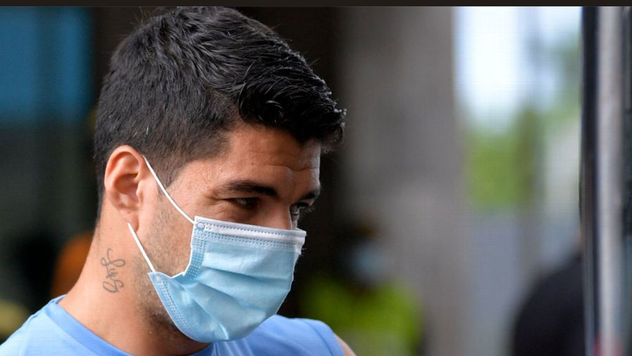 Suarez to miss Brazil match after positive Covid test