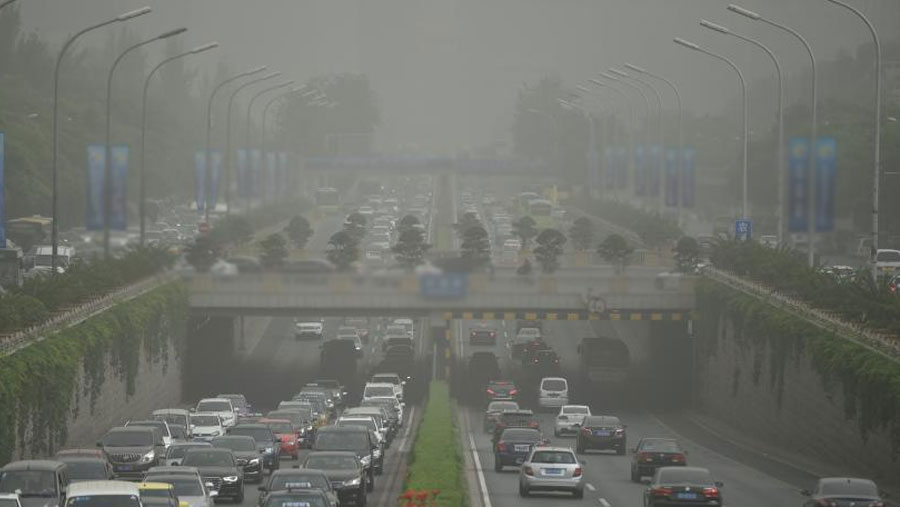 China issues blue alert for sandstorms
