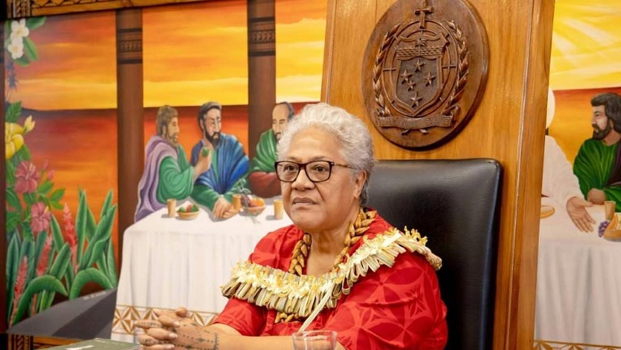 Mata'afa takes office as Samoa's first female PM