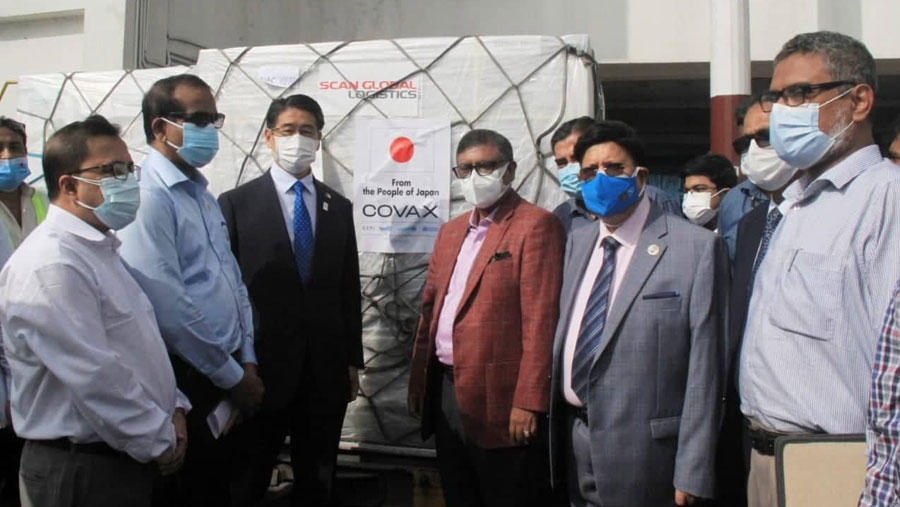 Dhaka receives 7,81,320 more AstraZeneca jabs from Japan