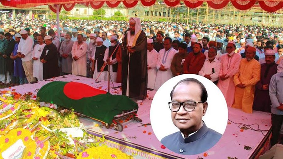 Ekabbar Hossain laid to eternal rest with state honor