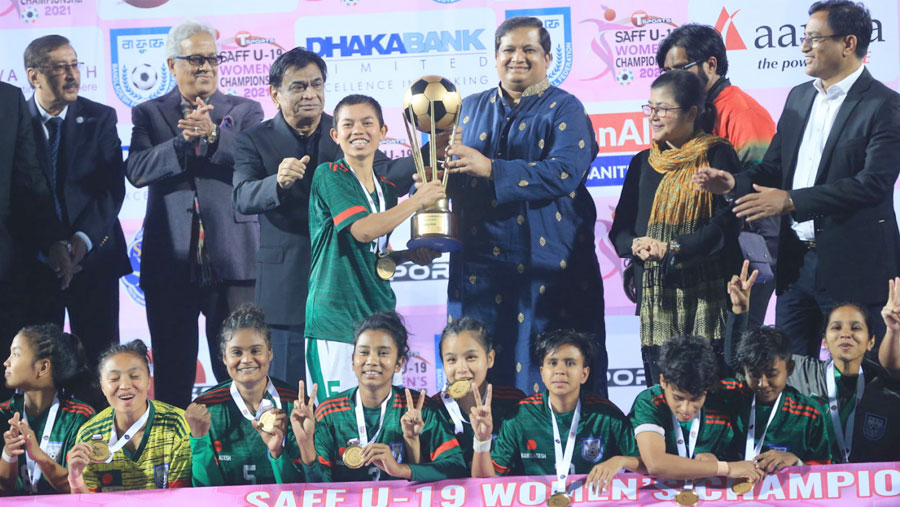 Bangladesh clinch SAFF U-19 Women's Championship title