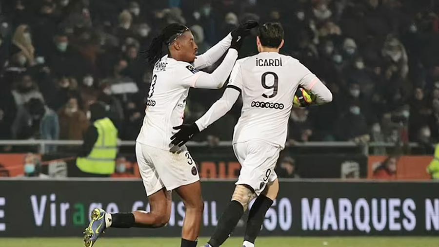 Icardi rescues point for 10-man PSG