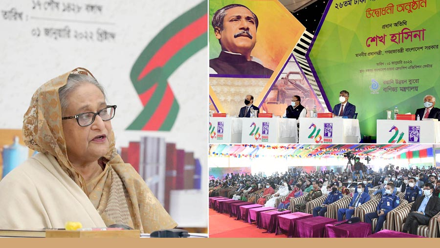 PM opens month-long Dhaka Int'l Trade Fair