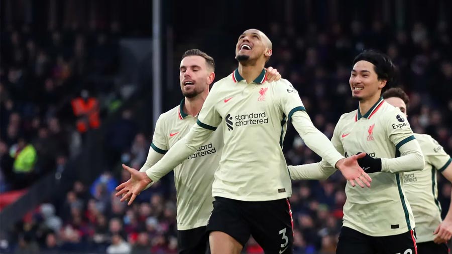 Liverpool beat Palace to cut City's lead to 9 points
