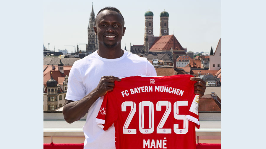 Senegal forward Mane joins Bayern Munich