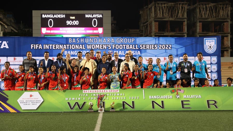 Bangladesh win FIFA Int'l Women's Football Series