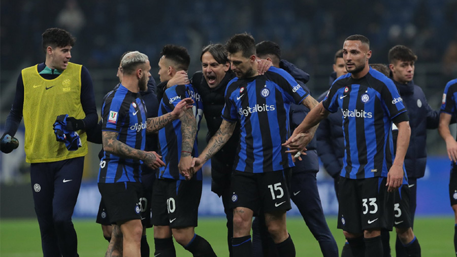 Inter beat Atalanta to reach Italian Cup semis