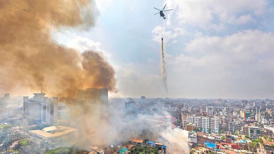 Bangabazar fire under control