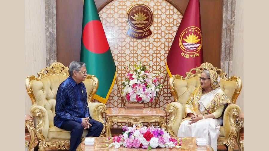 PM calls on President Shahabuddin