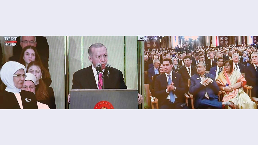 Shahabuddin attends Erdogan's oath-taking ceremony