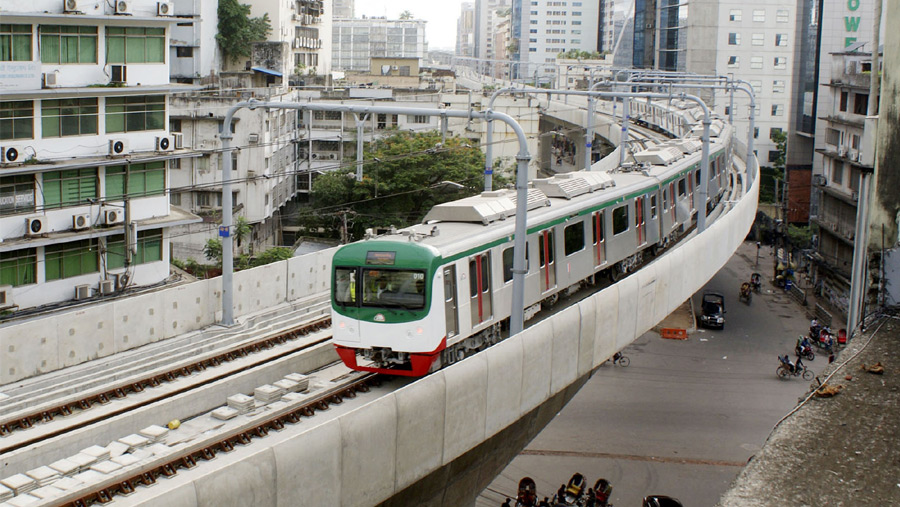 PM to open metro rail on Agargaon-Motijheel route in October