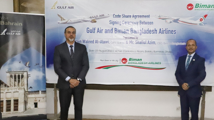 Biman, Gulf Air sign Code-Share agreement