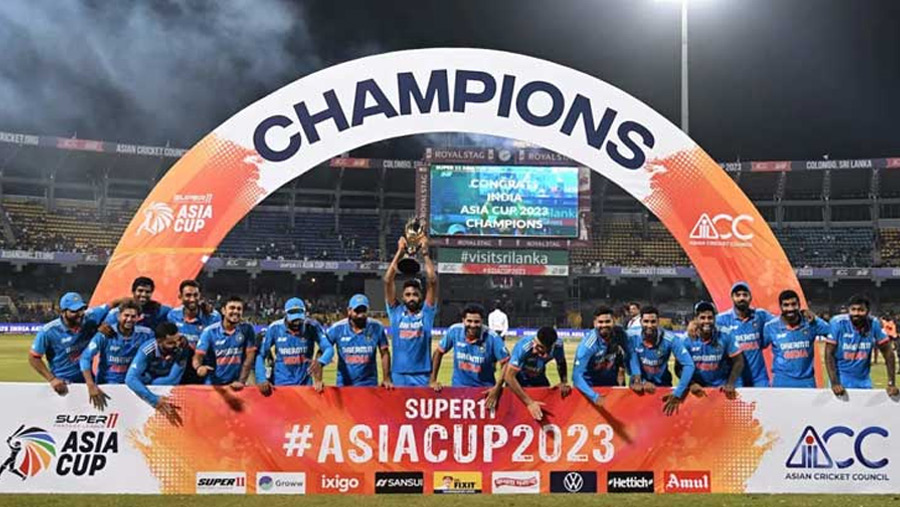 India bowl out Sri Lanka for 50 and win Asia Cup
