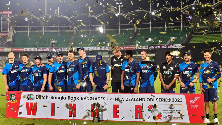 New Zealand win first ODI series in BD since 2008