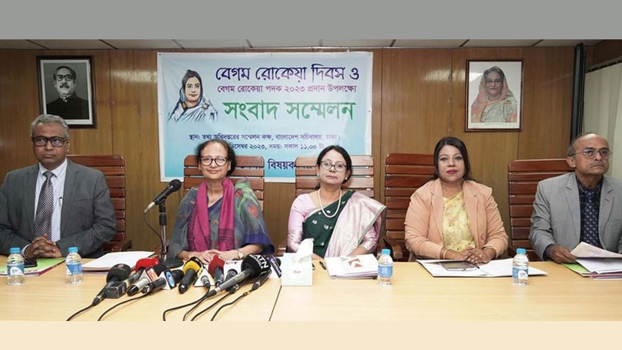 Five women named as Rokeya Padak awardees
