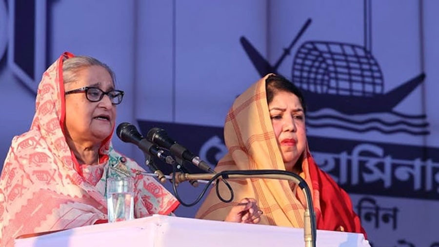 PM urges people to vote for 'Boat' to build prosperous Bangladesh