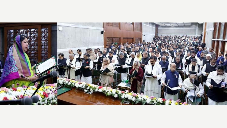 Newly-elected all MPs sworn in