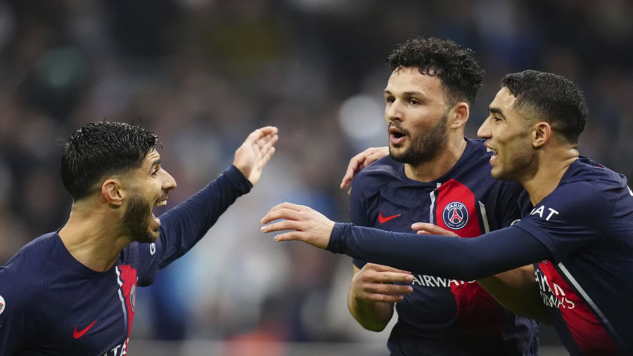 PSG beat Marseille to move 12 points clear