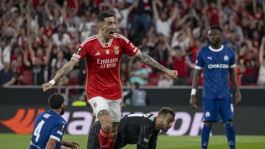 Benfica beat Marseille in first leg