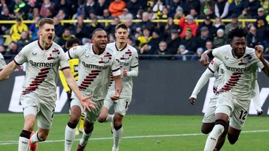 Leverkusen maintains unbeaten record